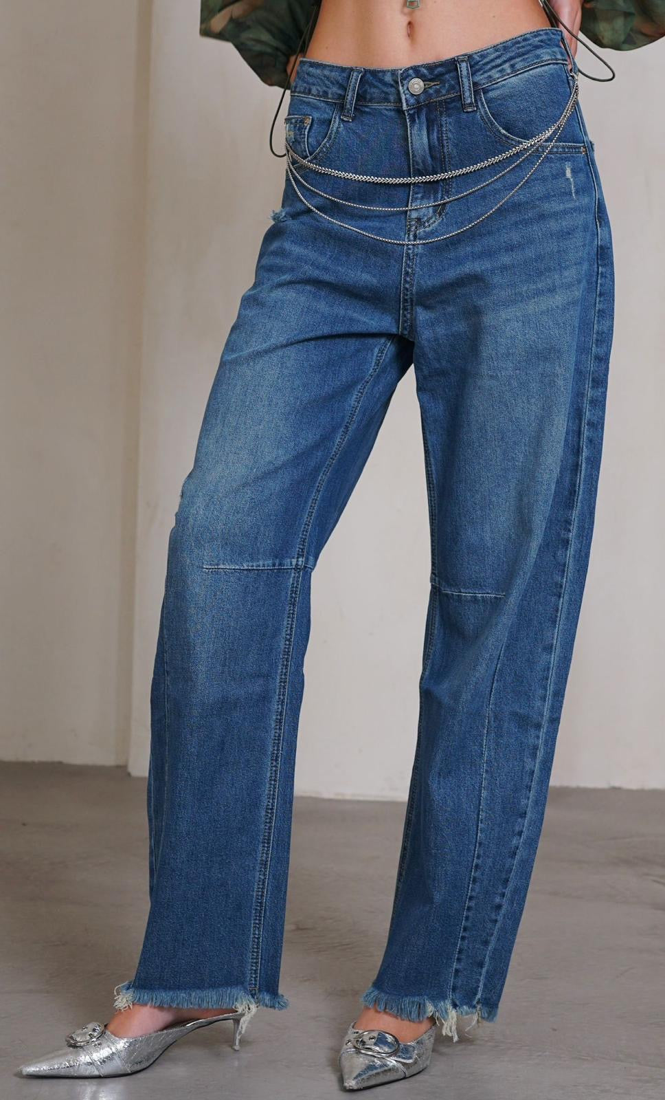 ג׳ינס GOLDIE שרשרת