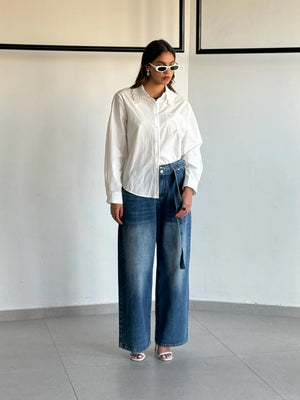 מכנס ג׳ינס נינה ג׳ינס כחול טיאגו