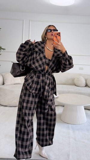 חליפת בראל שחור חליפה שחור O.S נטלי שווילי