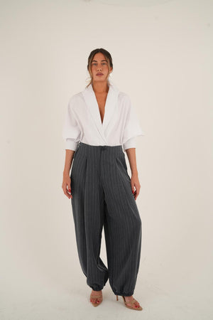 חולצת מעטפה שאנון חולצה לבן RFA