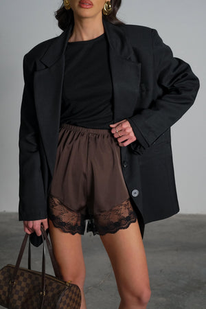 מכנסוני טויה שורטים חום GOVANA