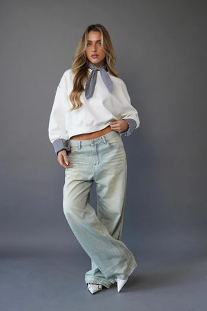 ג׳ינס סקאי ג׳ינס כחול בהיר RFA