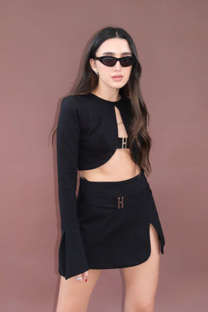 חצאית מיני H חצאית נטלי שווילי