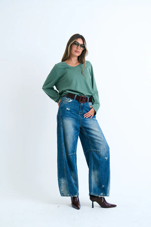 מכנס ג׳ינס רון ג׳ינס טיאגו