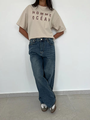 מכנס ג׳ינס לואי כחול כהה ג׳ינס כחול O.S טיאגו