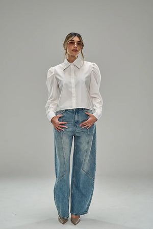 מכנס ג׳ינס דולי ג׳ינס כחול טיאגו