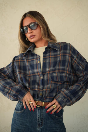 חולצת נינה חולצה כחול O.S RFA