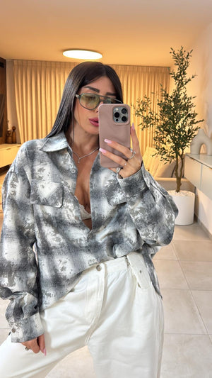 חולצת שירלי משובצת חולצה גליתה