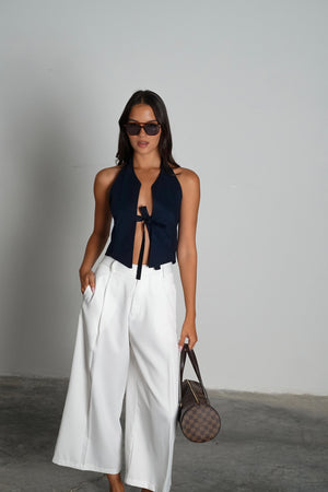 מכנס רזילין מכנס לבן GOVANA