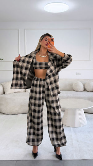 חליפת בראל שחור חליפה נטלי שווילי