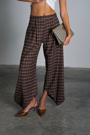 מכנסי אייזיק מכנס חום GOVANA