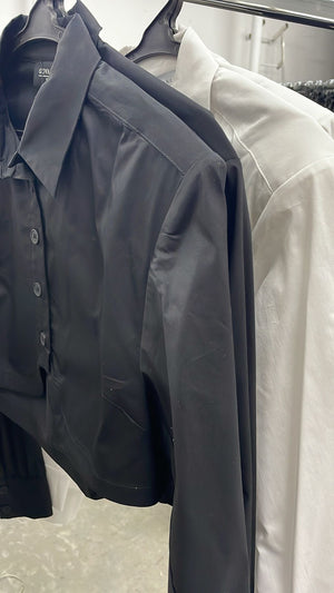 חולצת סטריפ חולצה שחור GOVANA