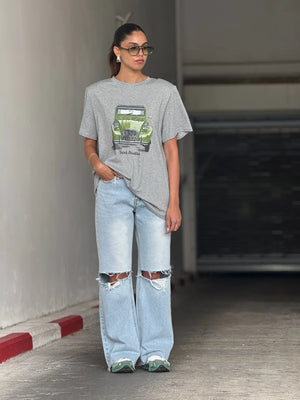 מכנס ג׳ינס קייט ג׳ינס כחול בהיר טיאגו