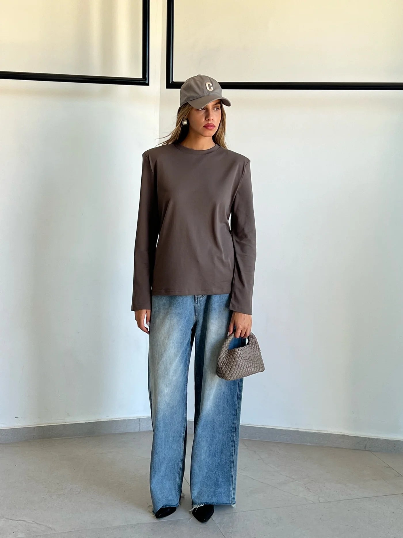 חולצת ליביה אפור טיאגו