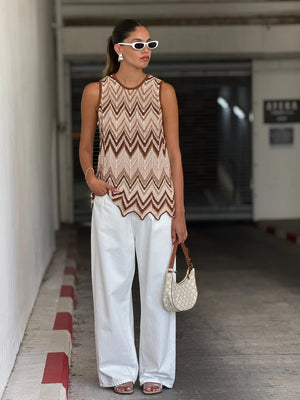 חולצת ליאו חולצה חום O.S טיאגו