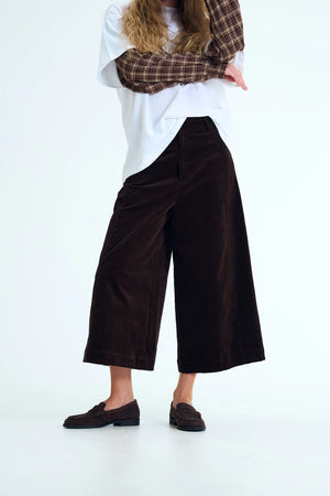 מכנס אור קורדרוי מכנס חום טיאגו