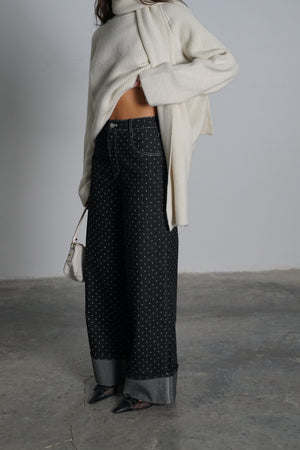 ג׳ינס פינט ג׳ינס שחור GOVANA