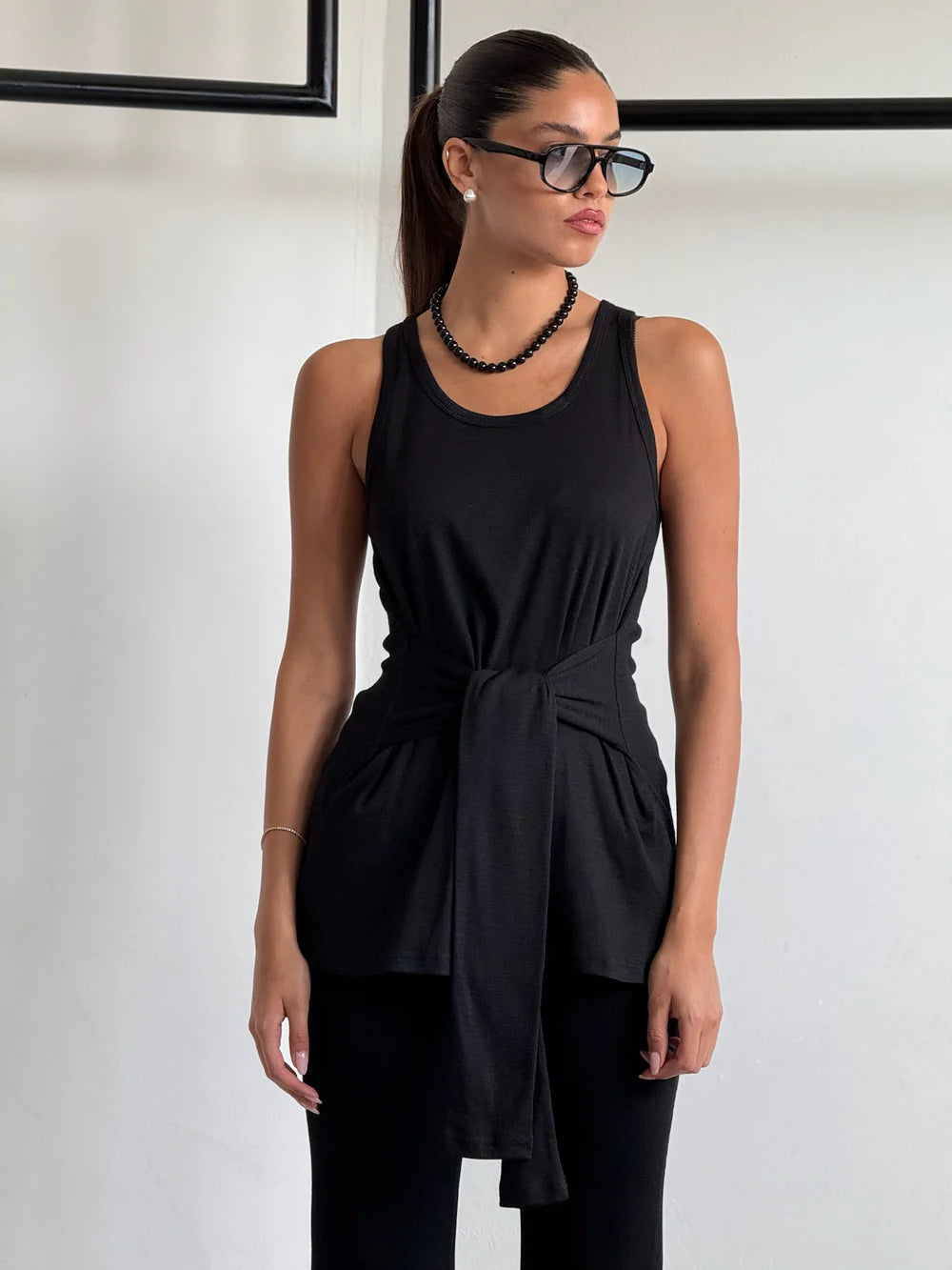 גופיית אוניל שחור גופיה שחור O.S טיאגו