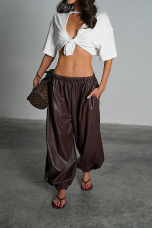 מכנס בירבן מכנס חום GOVANA