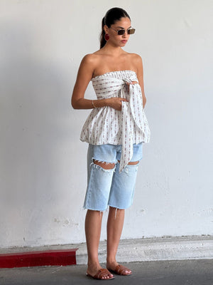 מכנס ג׳ינס שיינה ג׳ינס תכלת טיאגו