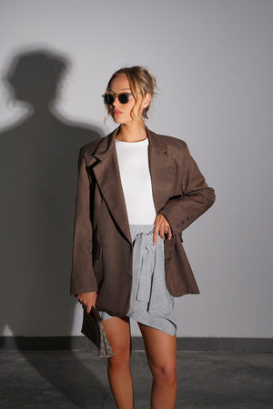 ג׳קט מילה ג'קט חום O.S GOVANA