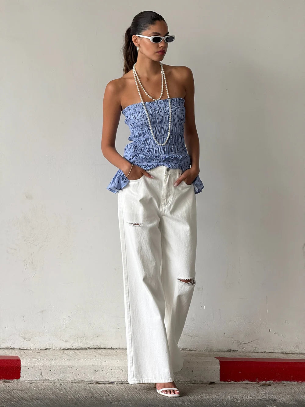 סטרפלס טים סטרפלס כחול טיאגו