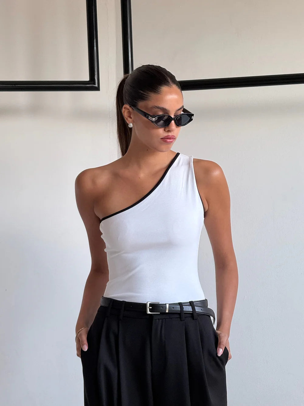 בגד גוף ליאב בגד גוף לבן O.S טיאגו