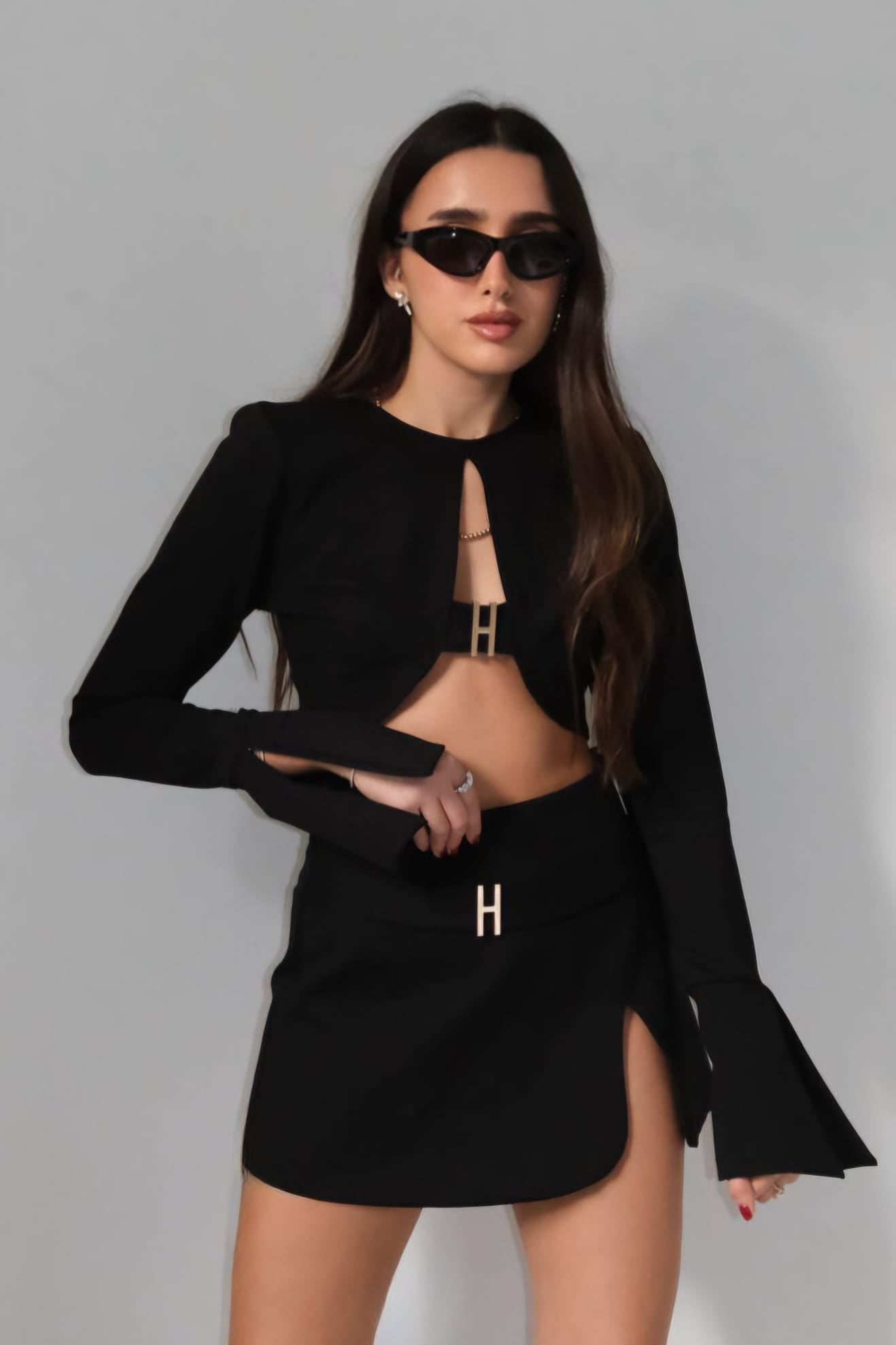 חצאית מיני H חצאית נטלי שווילי