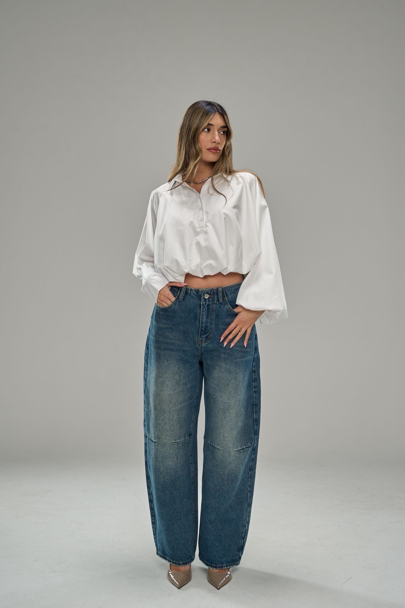 חולצת אודין חולצה לבן טיאגו