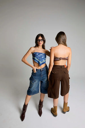 מכנס ג׳ינס אלכסה ג׳ינס כחול L טיאגו