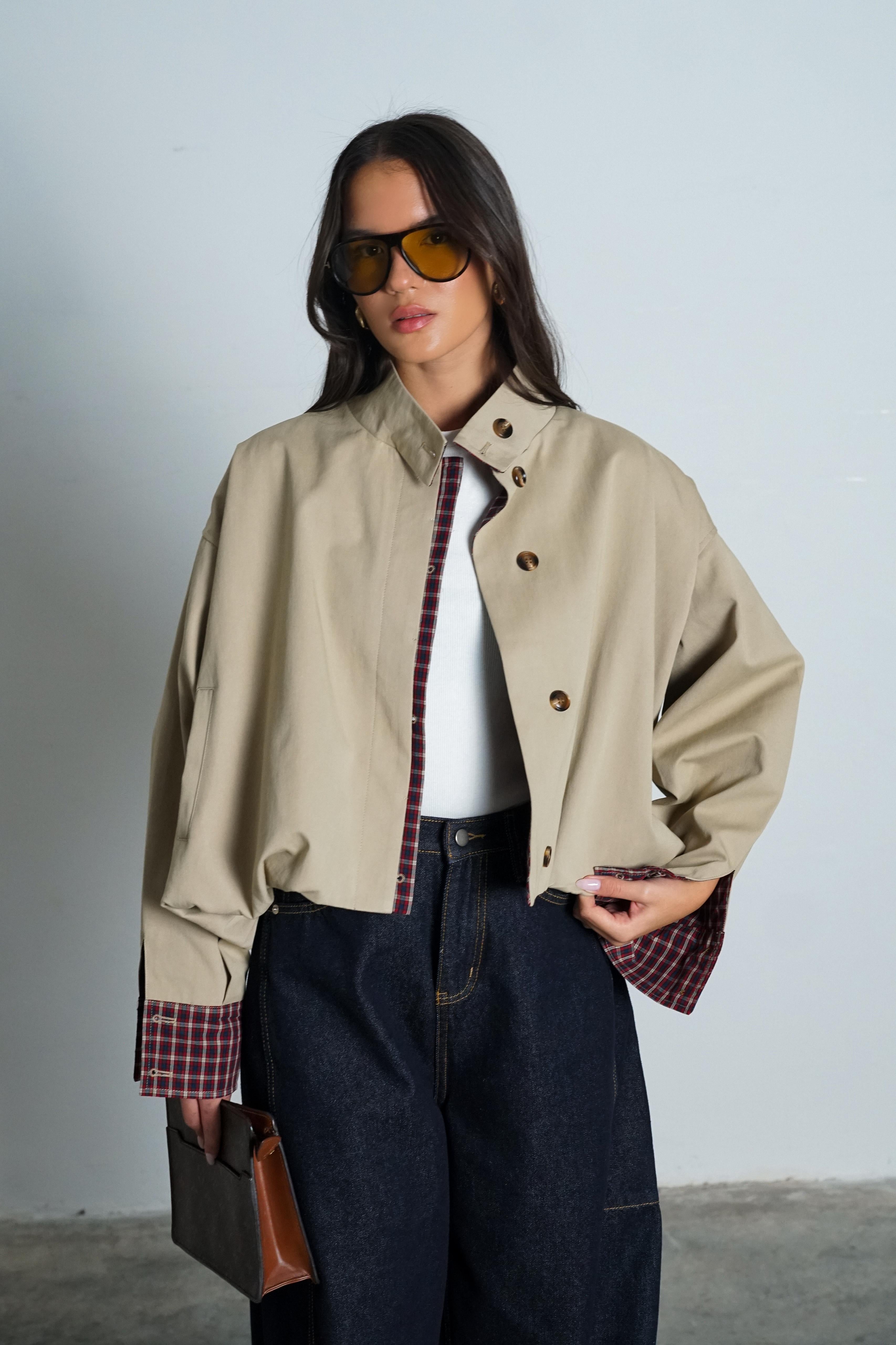 ג׳קט קרלט ג'קט חאקי O.S GOVANA