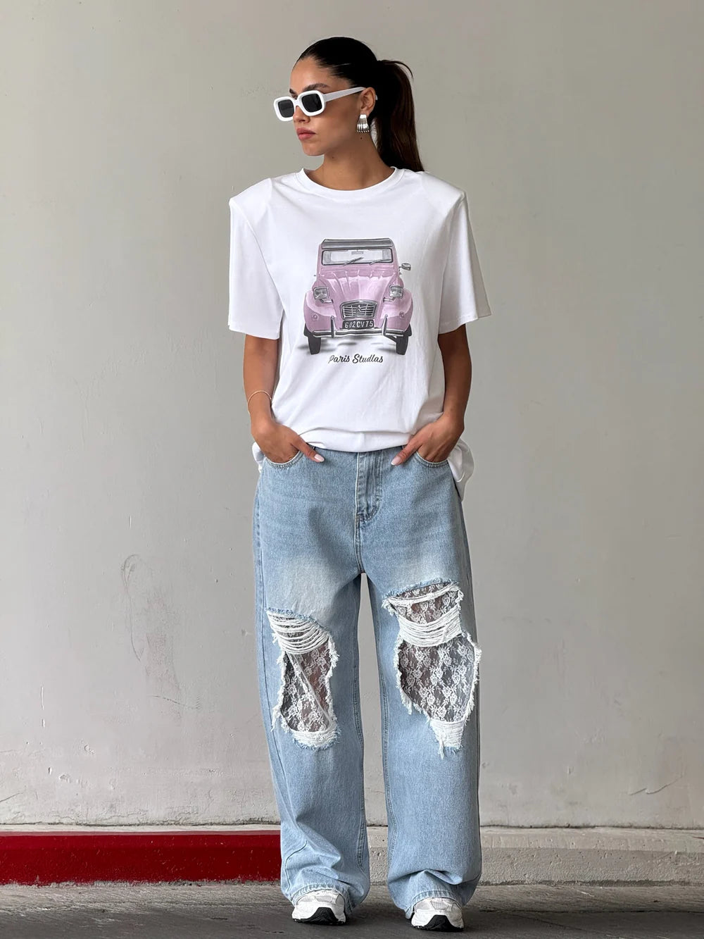 מכנס ג׳ינס לידור ג׳ינס כחול בהיר O.S טיאגו