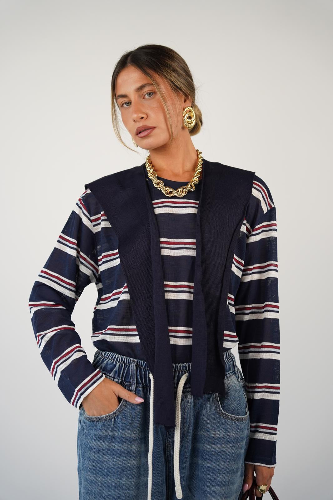 חולצת טסה חולצה כחול O.S RFA