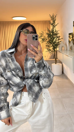 חולצת שירלי משובצת חולצה גליתה