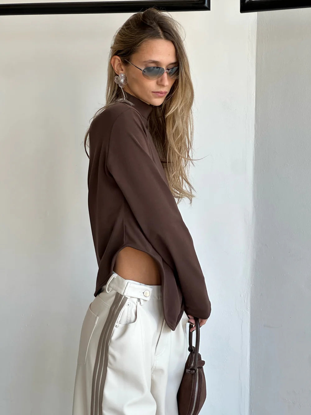 מכנס דמוי עור לורן מכנס טיאגו