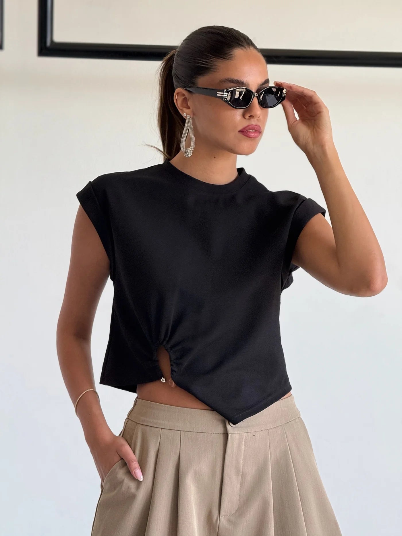 חולצת ראם חולצה שחור M טיאגו