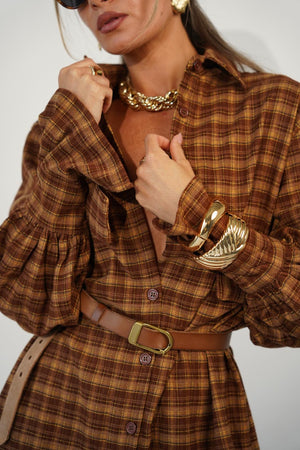 שמלת מילי שמלה ברונזה O.S RFA