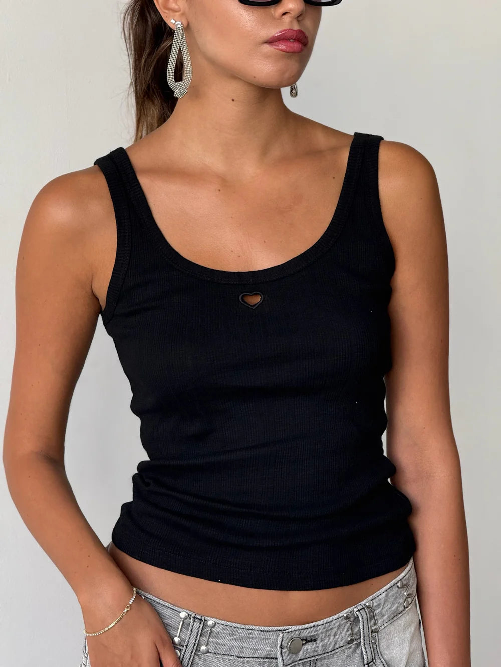 גופיית אלבי גופיה שחור O.S טיאגו