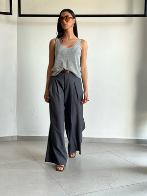 מכנס אסתל מכנס אפור טיאגו