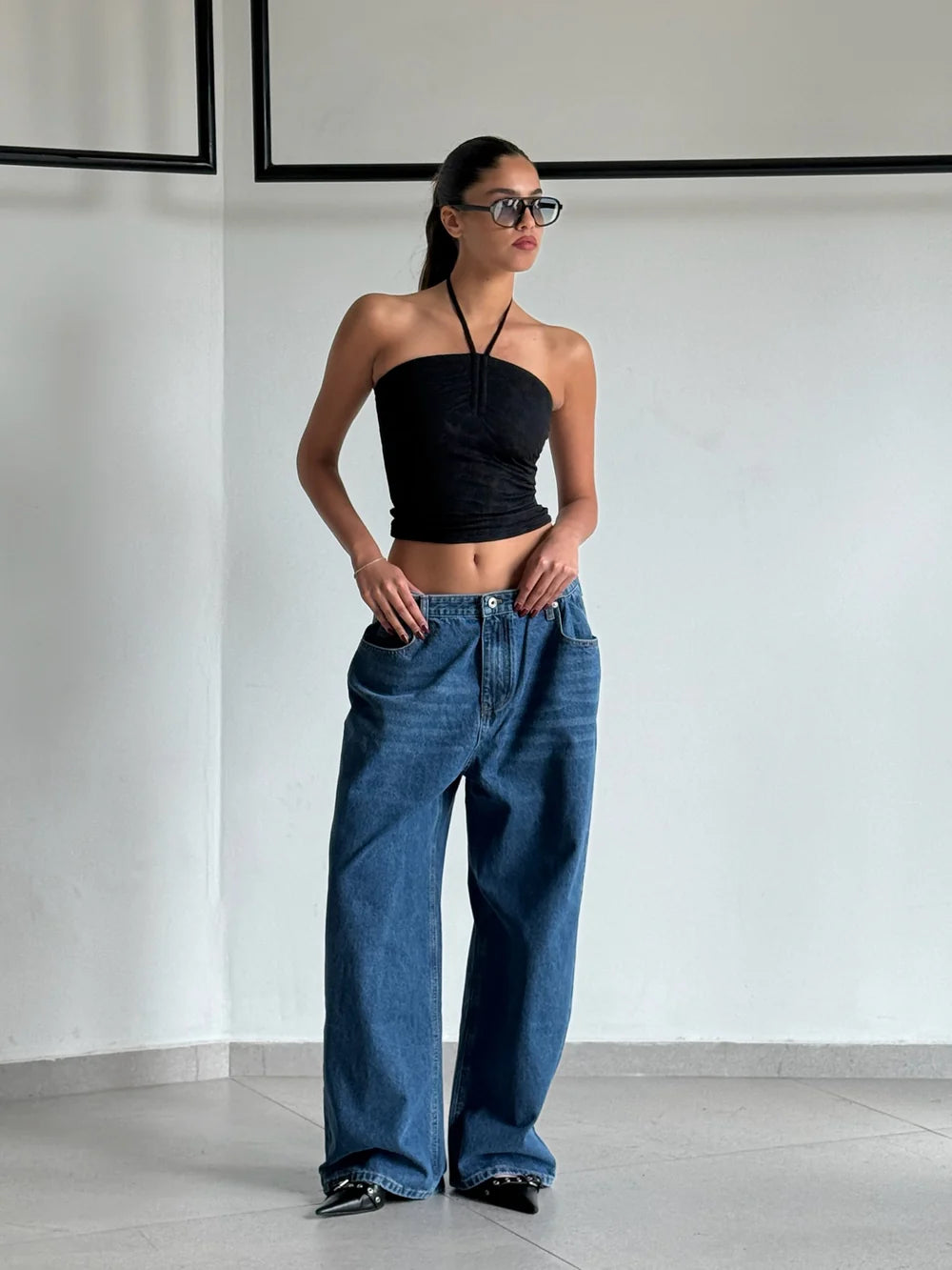 מכנס ג׳ינס אורי ג׳ינס כחול O.S טיאגו