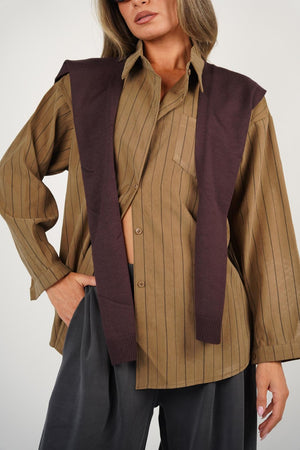 חולצת ונסה חולצה חום O.S RFA