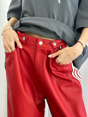 מכנס דמוי עור לורן מכנס טיאגו