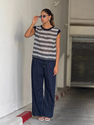 חולצת מישל חולצה כחול O.S טיאגו