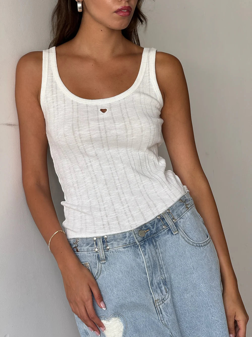 גופיית אלבי גופיה לבן O.S טיאגו