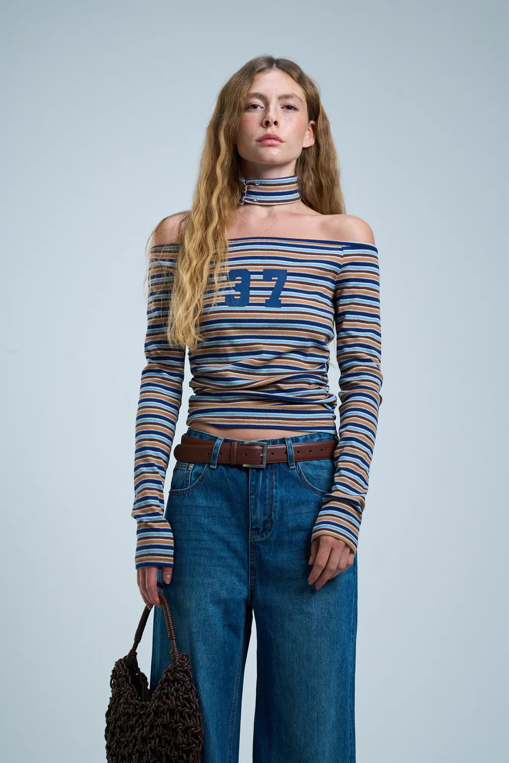 חולצת רון חולצה כחול O.S טיאגו