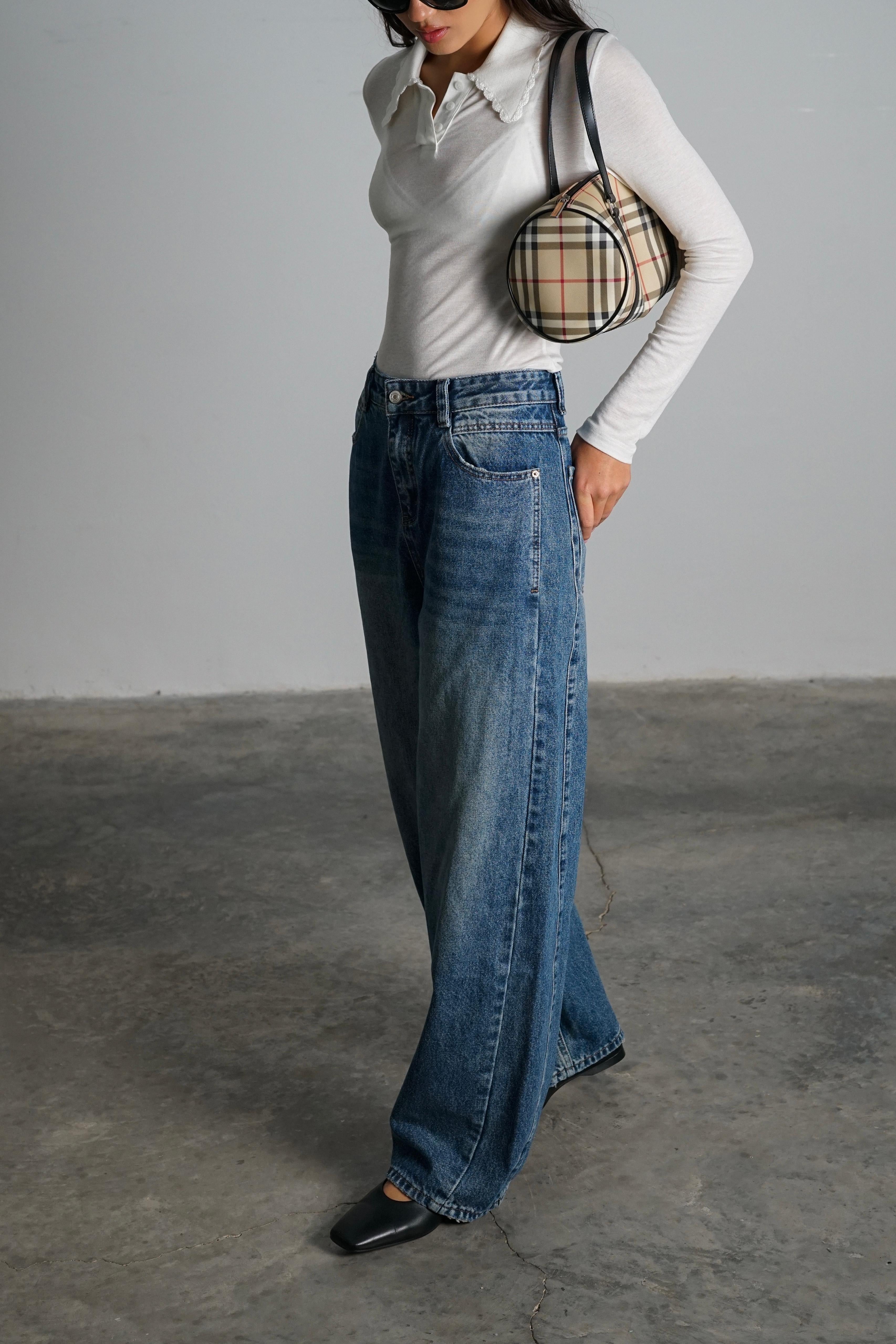 ג׳ינס פאביו ג׳ינס כחול GOVANA