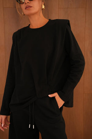 חולצת דייזי חולצה שחור O.S RFA