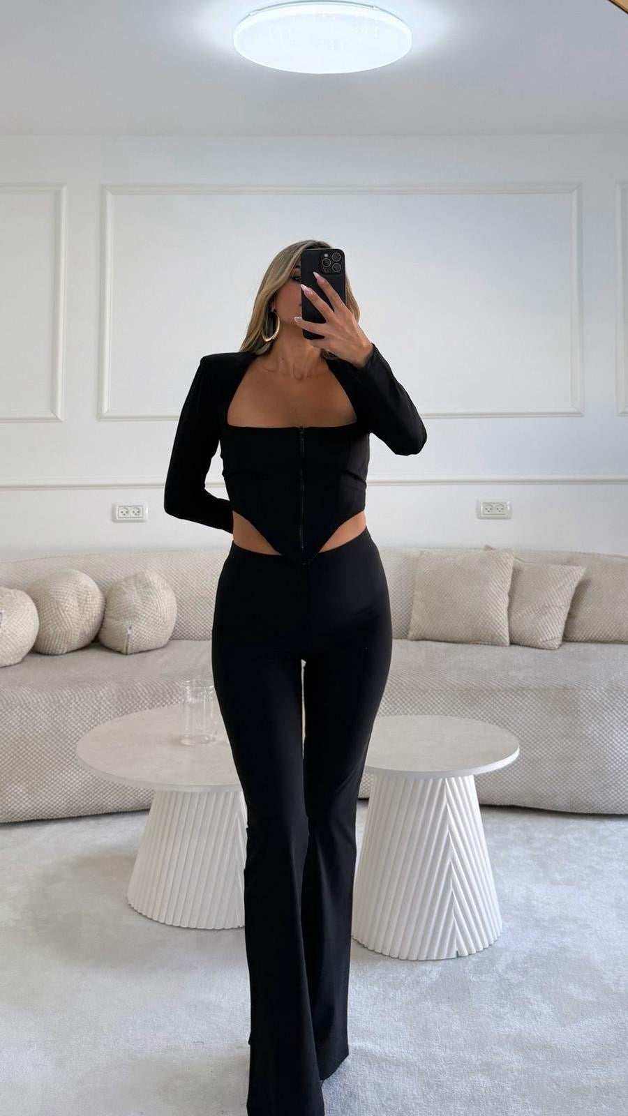 חליפה לונה חליפה שחור O.S נטלי שווילי