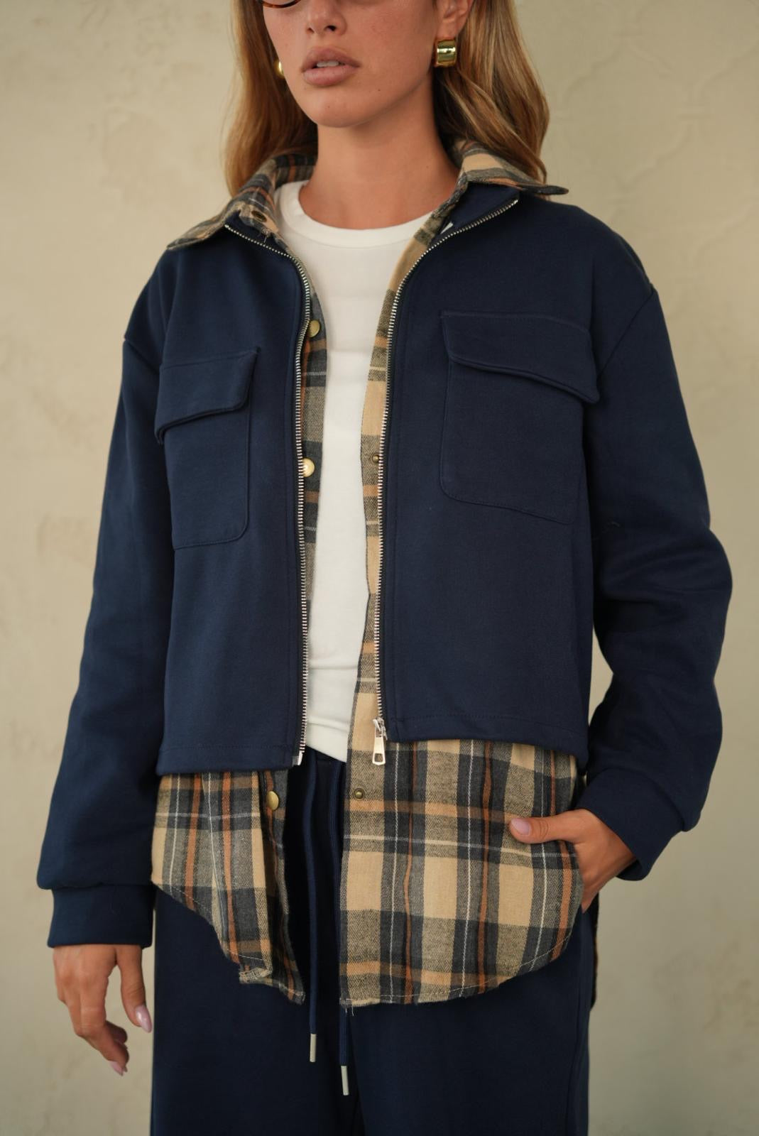 חליפת לונה חליפה כחול נייבי RFA