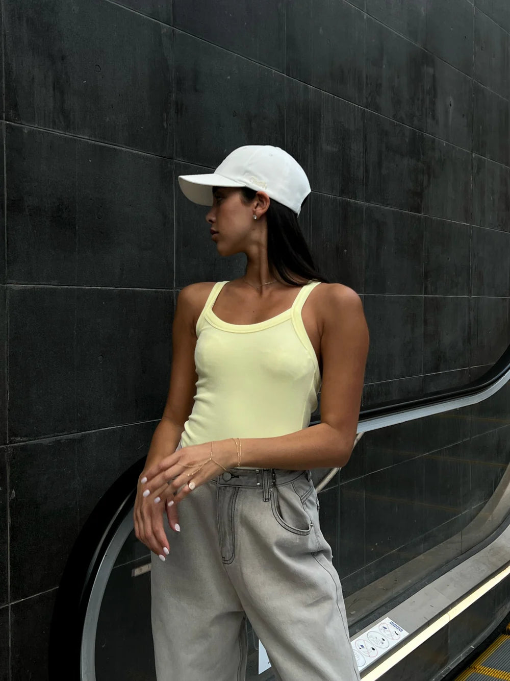 גופיית נוף גופיה צהוב בננה טיאגו